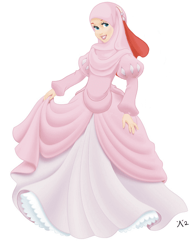 Karakter Disney Berhijab 4