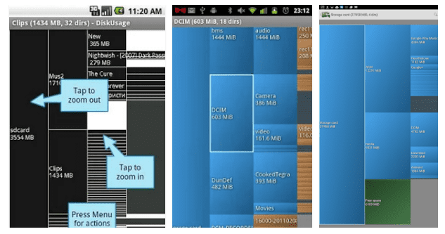 Diskusage Screenshoot