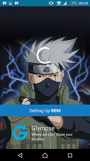 Cara Pakai BBM Mod Tema KAKASHI Terbaru di Android ...