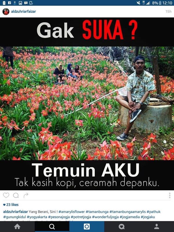 Meme Suka Suka Gue Dong Perusak Taman Bunga Amarillys 19