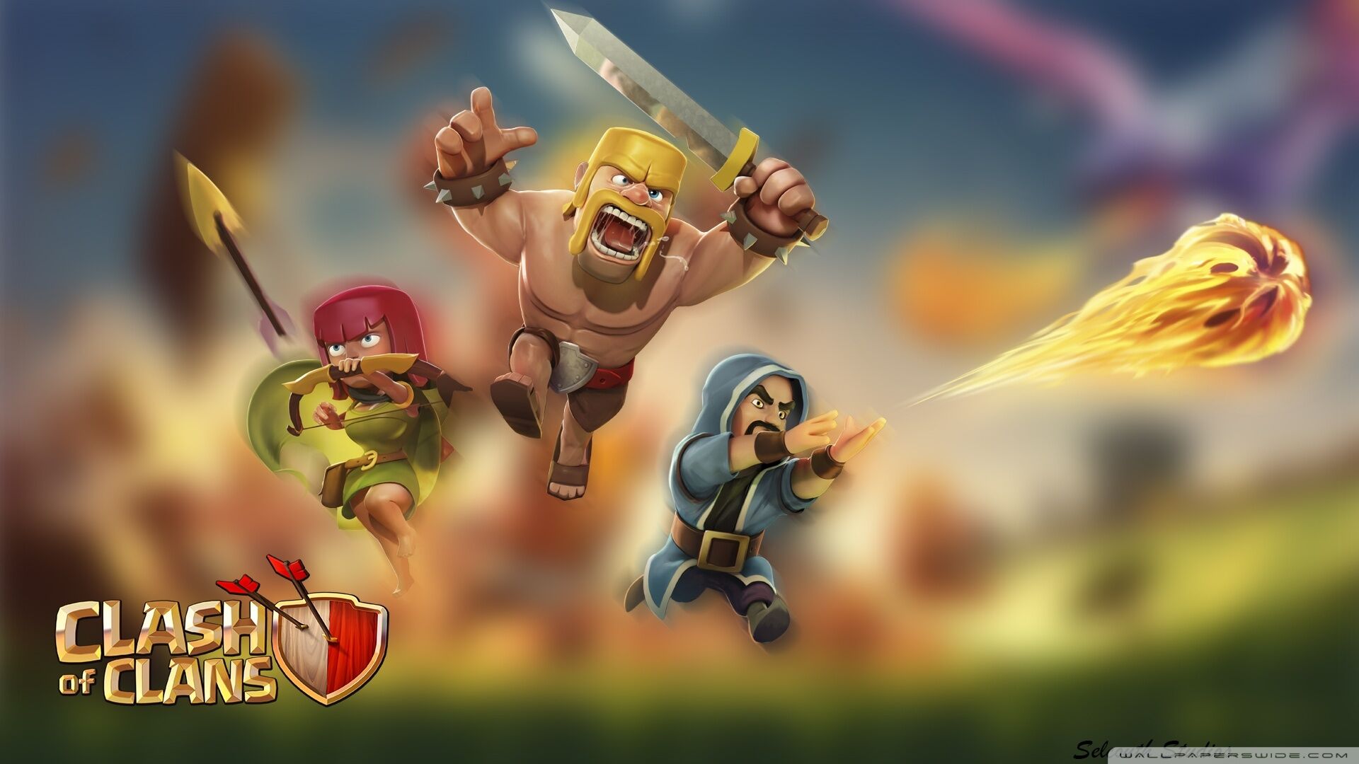 Clash of Clans Background 1080