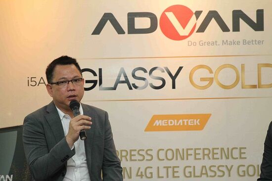 Advan I5a Glassy Gold