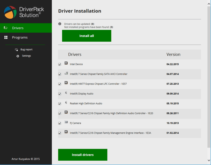 Free Download DriverPack Solution 15.12