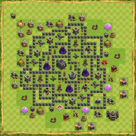 Base War Coc Th 9 37