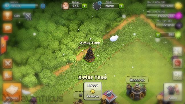 Cara Agar Xmas Tree Pohon Natal Coc Lebih Sering Muncul Jalantikus