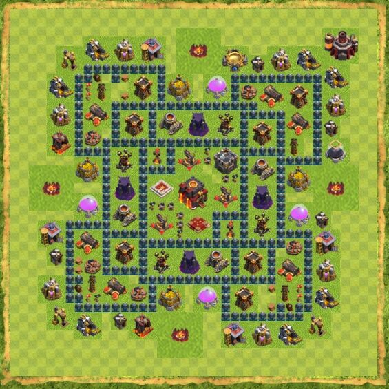 Base War Coc Th 10 38