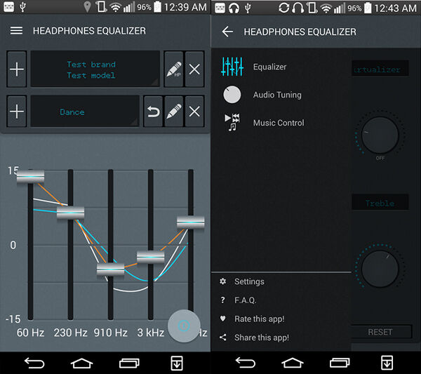Headphones Equalizer