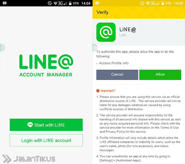 Cara Membuat Akun Official Line 2