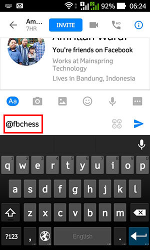 Catur Facebook Messenger 1