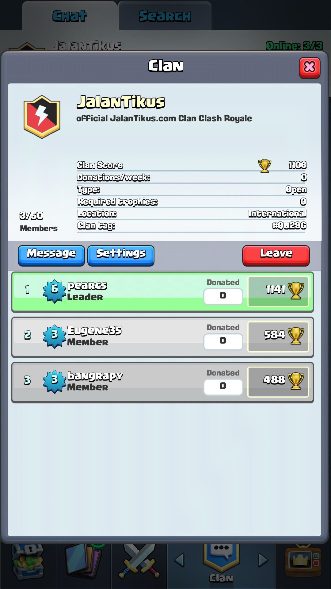 Clan Clash Royale Jalantikus