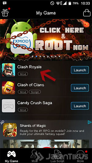 Download xmod coc versi terbaru