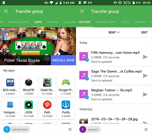 Cara Menggunakan Xender 3