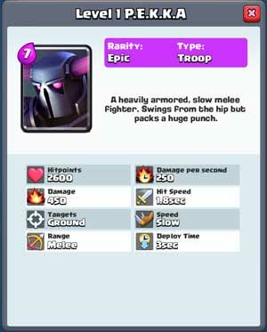 Kombinasi Deck Pekka Clash Royale