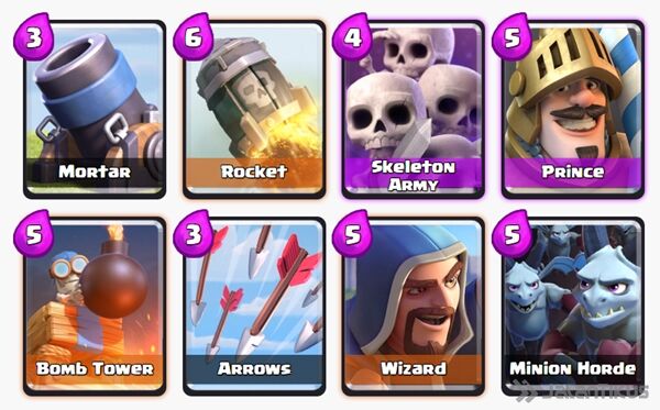 how to use mortar clash royale