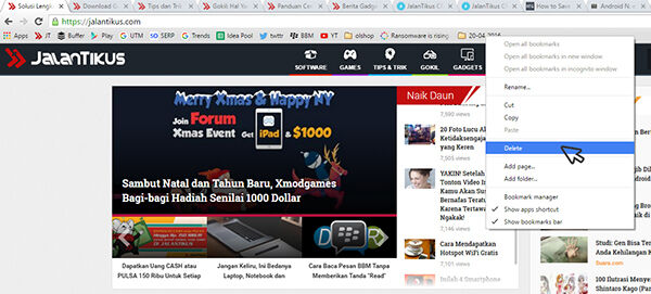 langkah mudah simpan kumpulan tab 5