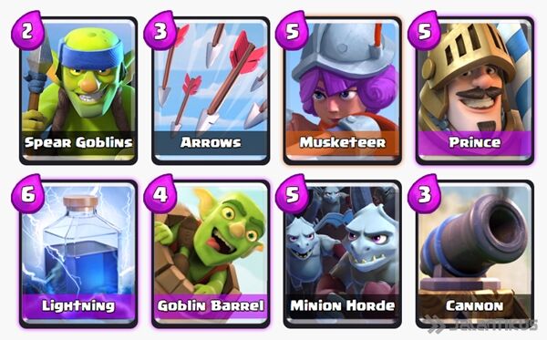 Battle Deck Witch Clash Royale 5