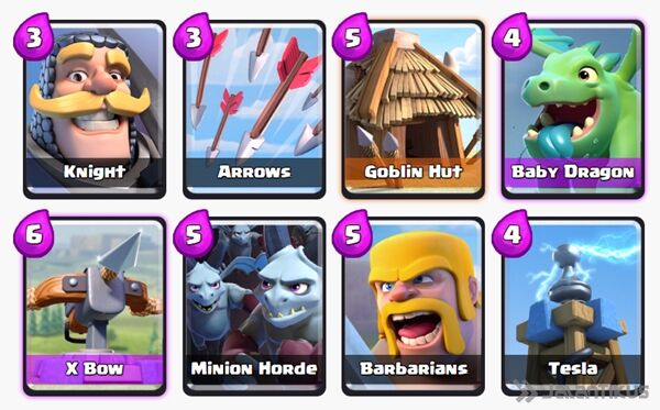 Battle Deck X Bow Clash Royale 1