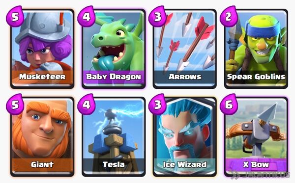 Battle Deck X Bow Clash Royale 10