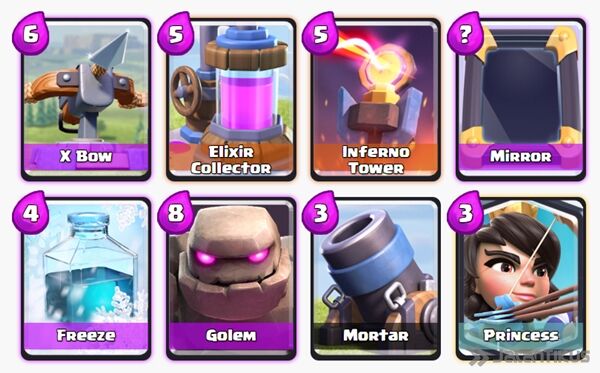 Battle Deck X Bow Clash Royale 13