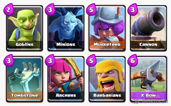 Battle Deck X Bow Clash Royale 19