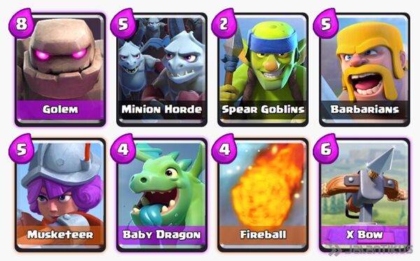 Battle Deck X Bow Clash Royale 3