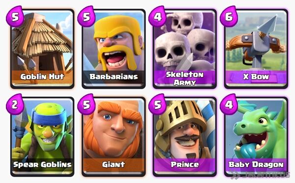 Battle Deck X Bow Clash Royale 4