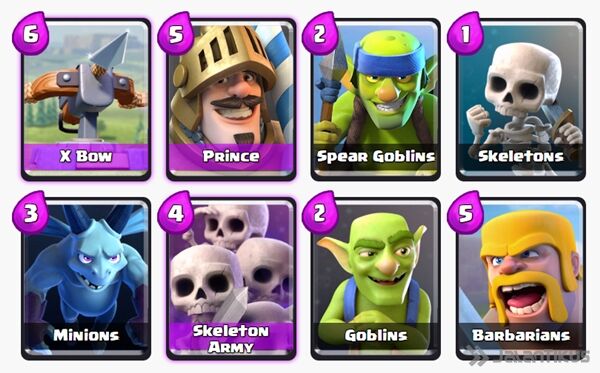 Battle Deck X Bow Clash Royale 6