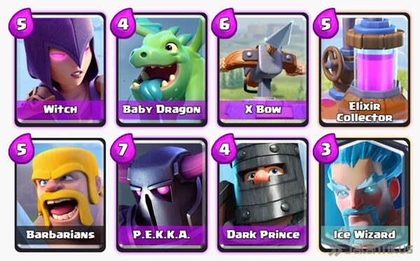 Battle Deck X Bow Clash Royale 7
