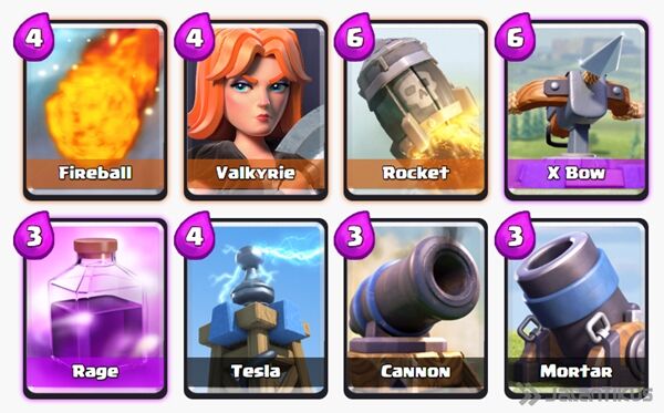 Battle Deck X Bow Clash Royale 8