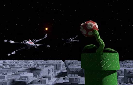 Super Mario Bros Star Wars 3