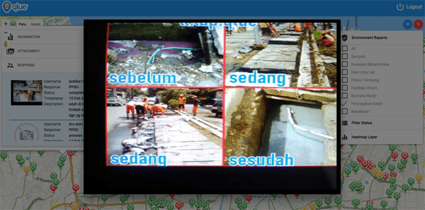 Laporan Banjir Before After