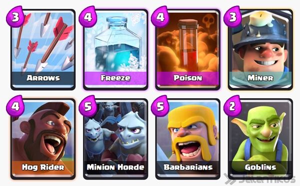 Battle Deck Miner Clash Royale 13