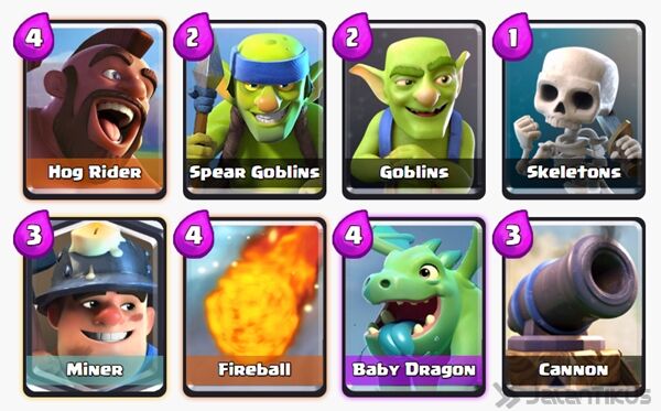 Battle Deck Miner Clash Royale 14