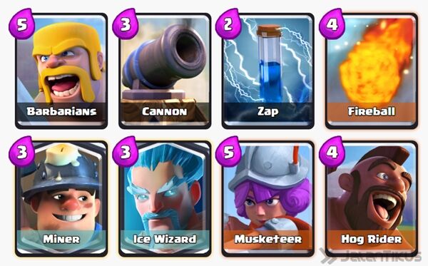 Battle Deck Miner Clash Royale 20