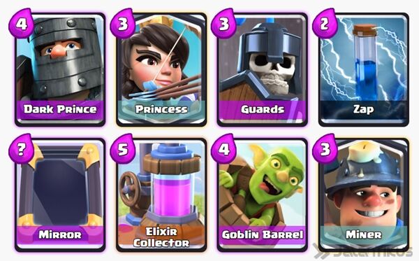 Battle Deck Miner Clash Royale 4