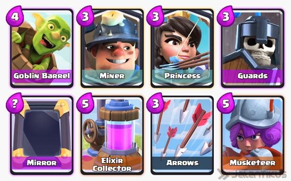 Battle Deck Miner Clash Royale 5