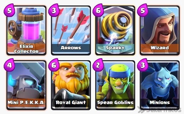 Battle Deck Sparky Clash Royale 5