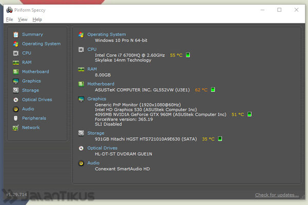 Review ASUS ROG GL552VW, Laptop Gaming Terbaik Harga di 
