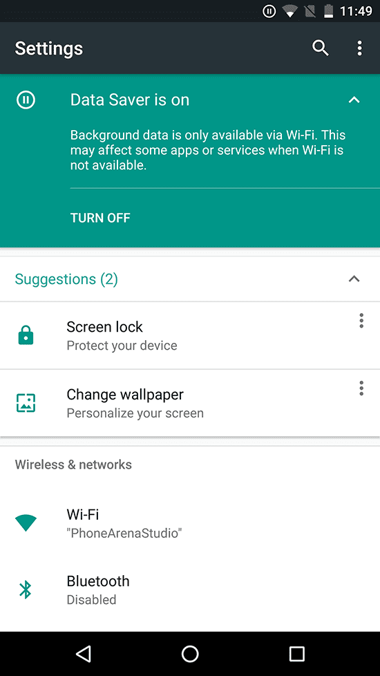 Fitur Android N Data Saver
