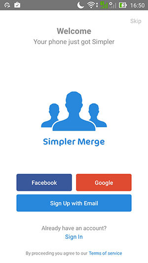 Cara hapus duplikat kontak Simpler Merge Duplicates (2)
