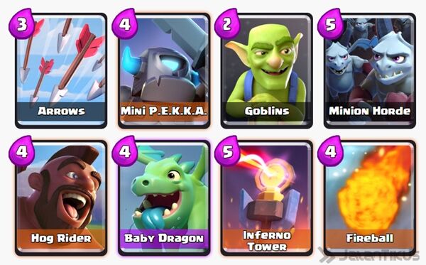 Battle Deck Mini Pekka Clash Royale 12