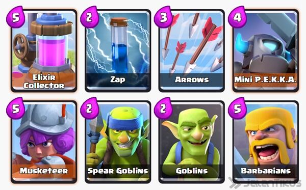 Battle Deck Mini Pekka Clash Royale 15