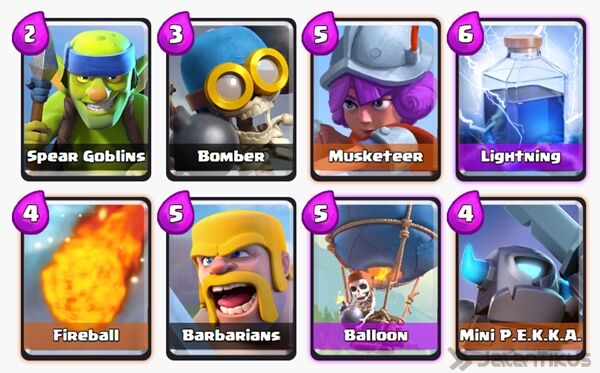 Battle Deck Mini Pekka Clash Royale 26