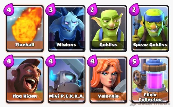 Battle Deck Mini Pekka Clash Royale 27