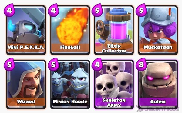 Battle Deck Mini Pekka Clash Royale 8