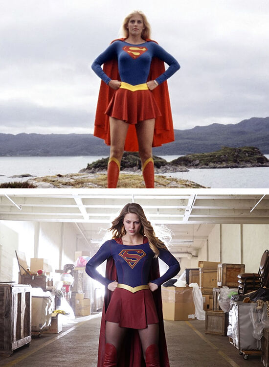 superhero dulu vs sekarang Supergirl