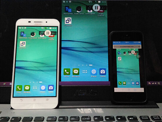 cara mudah share tampilan layar android