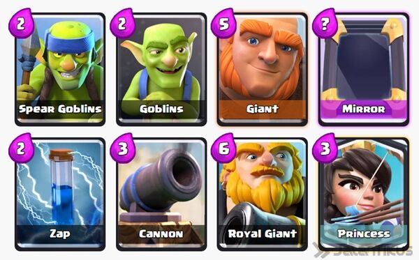 Battle Deck Princess Clash Royale 17