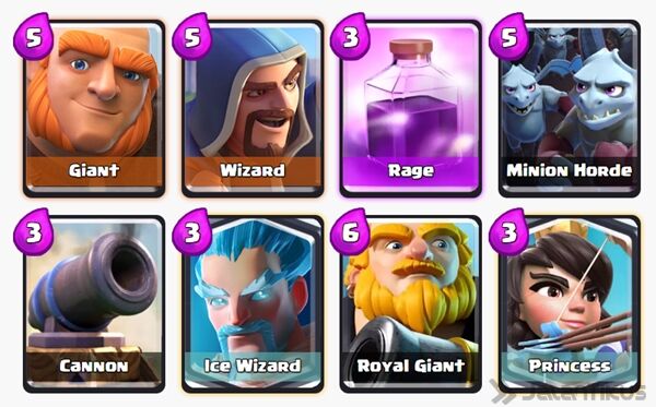 Battle Deck Princess Clash Royale 20
