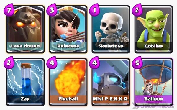 Battle Deck Princess Clash Royale 27